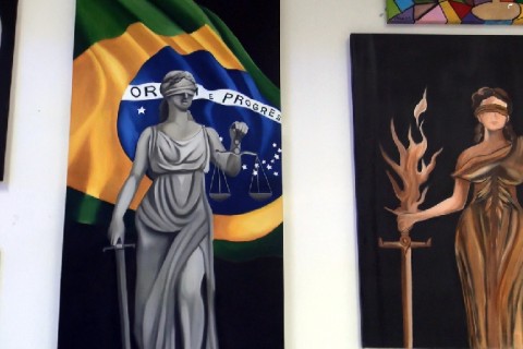 Aberta mais uma exposição de telas denominada: “Deusas da Justiça”