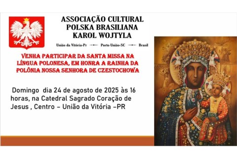 Celebrada Santa Missa lingua polonesa na Catedral Sagrado Coração de Jesus