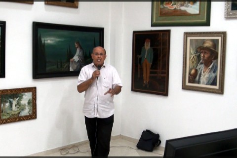 Noite de terça feira, 09 de dezembro de 2025, 19 horas e 03 minutos, iniciou-se mais uma edição do projeto: “MUSICAS E TELAS”